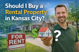 Real estate investor exploring rental property opportunities in Kansas City neighborhood